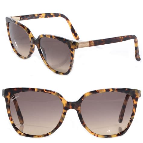 gucci tortoise gold sunglasses|gucci sunglasses tortoise shell.